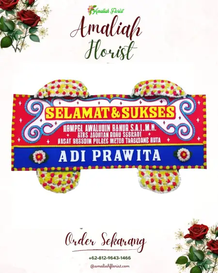 Papan Bunga Ucapan Selamat Mlati